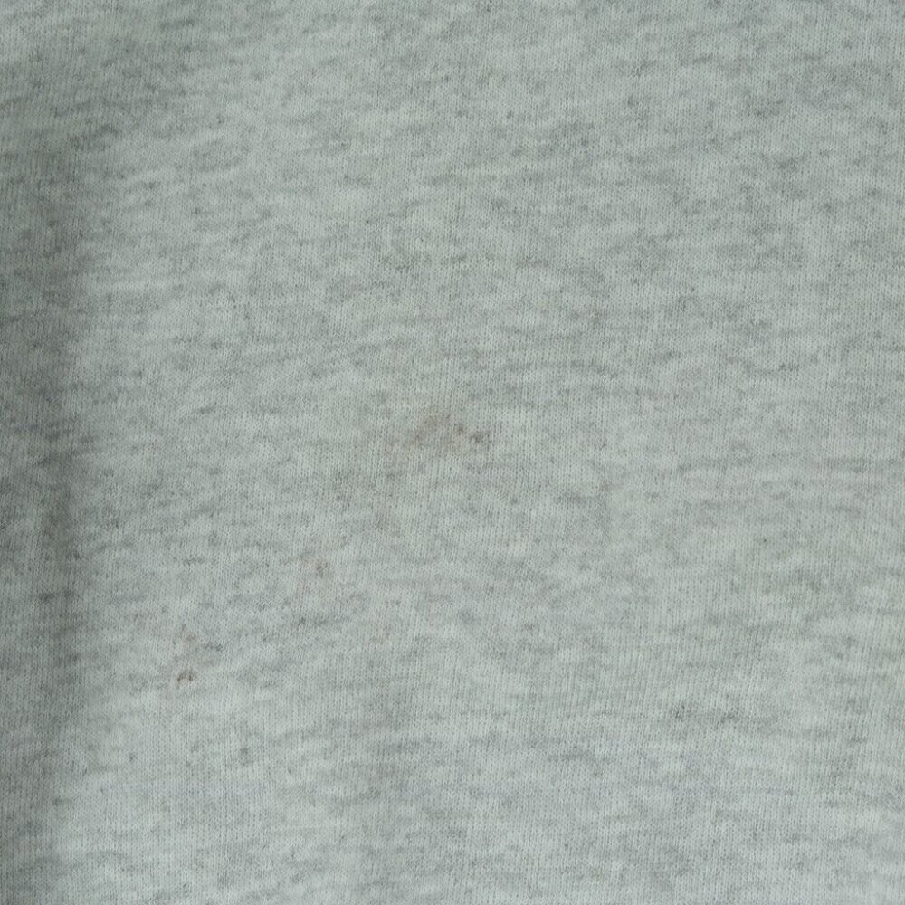 Vtg Tultex Grey Sweatshirt Maximum Sweats Cut Crew Neck Large Heather Gray - Picture 4 of 8